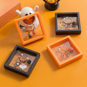Éxito de ventas transfronterizo: Llavero de aleación con pintura efecto goteo, estilo americano, con diseño de fantasma, diablillo, calabaza y sombrero de bruja, regalo de Halloween - Product Image 4