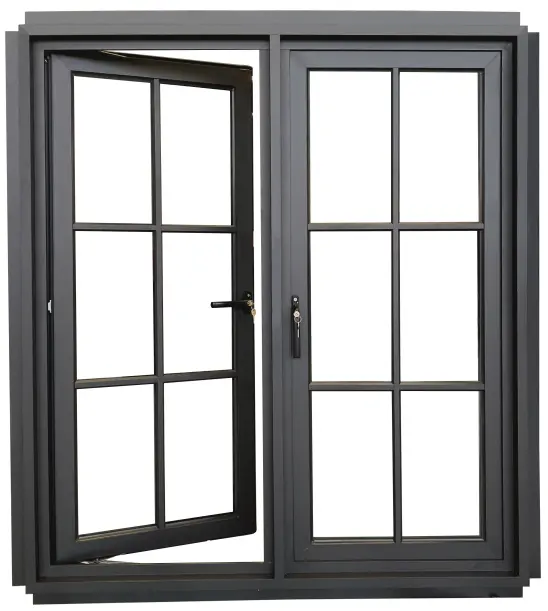 Hurricane Impact Windows Aluminium Casement Windows Swing Customized miami approval casement windows