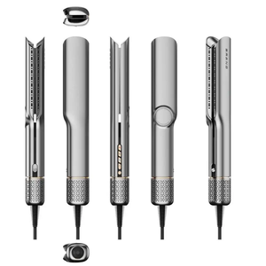 Plancha de pelo 2 en 1 Ionic 360 Air Flow, peine eléctrico de aire seco o húmedo, plancha plana húmeda/seca - Product Image 2
