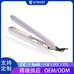 Lisseur de cheveux 120 mm, température réglable, ions négatifs, fer à coiffer rapide pour cheveux secs - Product Image 5