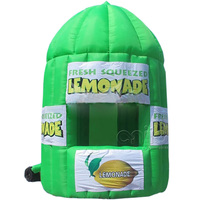 Stand de limonade gonflable portable d'extérieur, kiosque de limonade gonflable