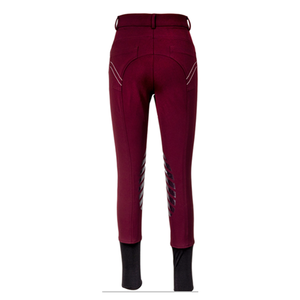 Pantalones de equitación de asiento completo para mujer, de alta calidad, de bambú, tipo Jodhpurs, con accesorios personalizados - Product Image 1
