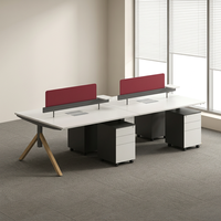 Poste de travail informatique extensible moderne et durable pour bureau commercial