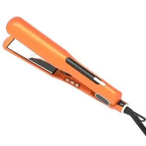 Multi-Functional Titanium Plates Electric Dry Wet Tourmaline Coating Ceramic Hair Straightener Negative Ion Flat Iron