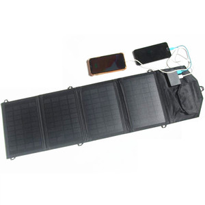 Masuyoshi Mitsu Chargeur solaire portable pliable 18W, batterie externe, chargeur de téléphone portable - Product Image 2