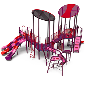 Équipements de terrain de jeux commerciaux personnalisés : grands toboggans extérieurs, aires de jeux pour enfants, manèges et balançoires - Product Image 3