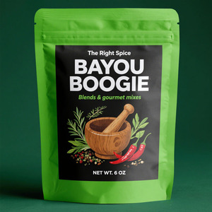 Emballages en plastique vides personnalisés, étanches et résistants à l'humidité, sachets debout pour poudre de matcha et poudre d'épices - Product Image 3
