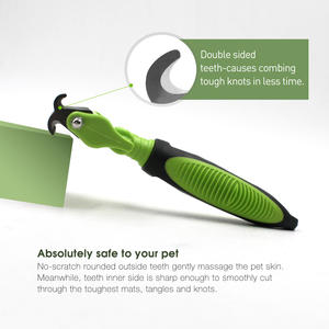 13 + 25 Acero inoxidable Baldes Pet Hair Knot Grooming Brush Dog Cat Dematting Rastrillo <span class=keywords><strong>Peine</strong></span> - Product Image 4