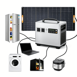 Groupe électrogène solaire 1200W 2000W 3600W, centrale électrique solaire, prise personnalisée, station d'alimentation portable pour les situations d'urgence - Product Image 5