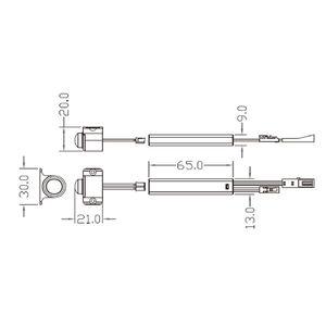 キャビネットLEDストリップ照明用の表面実装DC1224ボルトボディ赤外線PIRモーションセンサースイッチ - Product Image 3