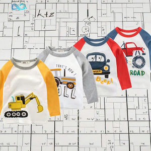 T-shirt à manches longues en coton uni pour garçons de 2 à 8 ans, séchage rapide, sweat-shirt pour bébés et enfants pour l'automne, pour tout-petits et enfants - Product Image 3