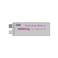 Celda de estado sólido sin ánodo profesional de 540 Wh/kg, 3.85 V, 20 Ah, 140 g, ligera, con descarga 3C para drones industriales y mapeo