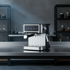 Machine à café expresso 20 bars avec conformité ErP, machine à café 2-en-1 pour dosettes et café moulu, capacité de 1,6 L, avec prise VDE - Product Image 3