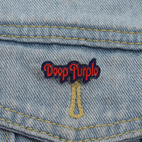 Rock Band Logo émail broche classique musique Album broche revers Badge sac à dos bijoux cadeau pour les Fans