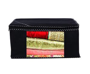 Cubiertas Sari individuales de plástico con cubierta de cremallera Bolsas de embalaje BSC Saree Work Saree Cover para mujer - Product Image 2