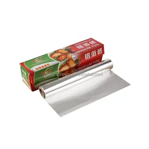 Porte-rouleau de papier d'aluminium 3m-100m pour l'emballage alimentaire de cuisine rouleau de papier d'aluminium, papier de papier d'aluminium, emballage alimentaire de papier d'aluminium