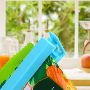 Lot de 5 clips de fermeture pour sacs en plastique de 4,2 pouces, qualité alimentaire, pour un stockage sécurisé des collations et des aliments - Product Image 4