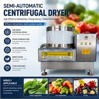 Industriële centrifugale droger voor groenten, fruit en vis, SUS304, hogesnelheids ontwateringsapparatuur met CE-certificering