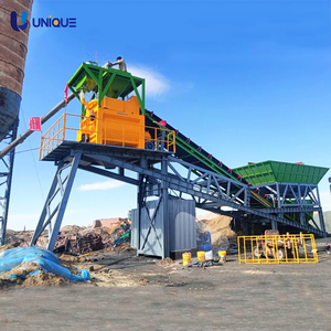 Vollautomatische, günstige, kleine, tragbare Betonmischanlage aus China mit 25 m³/h Kapazität, mobile Fertigbeton-Mischanlage - Product Image 2