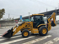 Gute Qualität Gebraucht Original Caterpillar 416E Bagger lader Cat Bagger lader 420F 430F