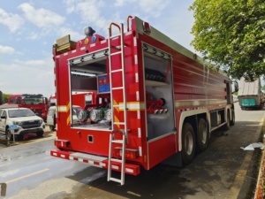 <span class=keywords><strong>Camion</strong></span> de sauvetage incendie et aquatique HOWO 8x4 25000L |   Nouveau véhicule de lutte contre l'incendie Diesel 351-450HP avec portée de 75 m à vendre - Product Image 5