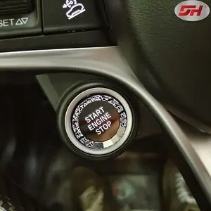 ใหม่อุปกรณ์ตกแต่งรถยนต์ Alfa Romeo Giulia Stelvio อุปกรณ์เสริมสำหรับสตาร์ท/หยุดเครื่องยนต์ - Product Image 4