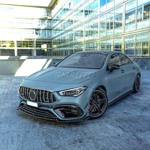 Front Bumper Lip Spoiler Diffuser <b>Splitters</b> Body Kit Aprons Cover Guard Trim for Mercedes-Benz CLA-Class C118 CLA45 AMG 2020+ - Product Image 6