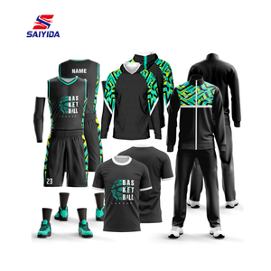 定制舒适透气运动衫快干全升华印花篮球制服套装 - Product Image 6