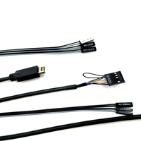 Nouveau panneau frontal pour ordinateur PC personnalisé avec USB 3.0 Type-C 40 Gbit/s, audio HD, câble de charge rapide 3A en PVC tressé pour châssis