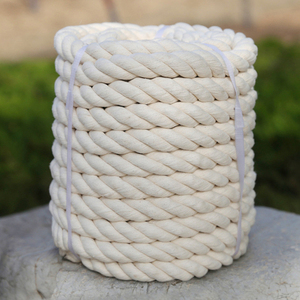 hilo de tejer Natural quality polyester 3mm macrame braided cotton rope