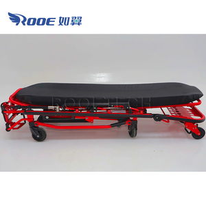 75 °   Brancard d'<span class=keywords><strong>ambulance</strong></span> à cadre en X réglable en hauteur (<span class=keywords><strong>44</strong></span>-110 cm) avec roues à vendre - Product Image 4