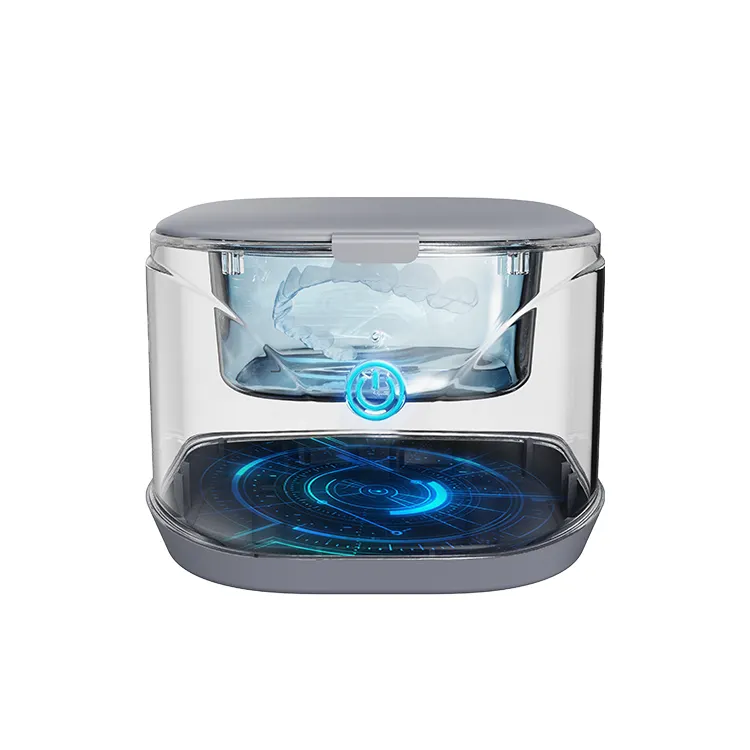 Machine de nettoyage de bijoux à ultrasons à vibration à haute fréquence domestique Mini nettoyeur de bijoux à ultrasons portable