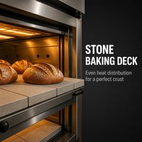Four à convection multi-niveaux en acier inoxydable pour boulangerie commerciale, supermarché, pâtisserie, gâteau, économie d'énergie, minuterie