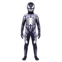 Costume Zentai Deluxe Officiel JL302 Morales pour Jeunes Hommes, en Spandex Extensible avec Fermetures Éclair Discrètes et Ouvertures aux Poignets pour Halloween