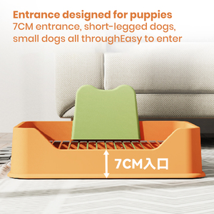 Toilette pour chien Pot pour animal de compagnie détachable et étanche avec cathéter urinaire simulé <span class=keywords><strong>Grille</strong></span> antidérapante Coussin d'urine pour chien de petite et moyenne taille - Product Image 2