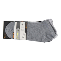 Chaussettes courtes décontractées d'été blanches respirantes personnalisées de haute qualité pour hommes, en polyester/coton tricoté épais, pour l'exportation