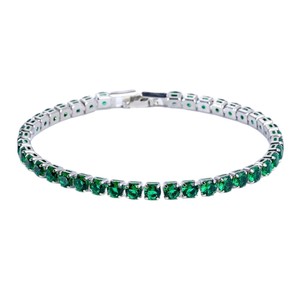 Großhandel Mode Charm Kristall 2025 Geometrisches Luxus-Armband Tennis-Armband für Damen - Product Image 5