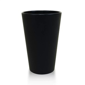 แก้วซิลิโคนพกพาสีดำ พร้อมโลโก้และสีที่กำหนดเองได้ - Product Image 1