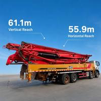 Camión Bomba de Concreto Montado en Camión San/y 2020, Presión de 13MPa, 44000KG, para Construcción Inmobiliaria