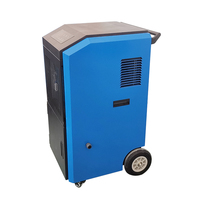 TOJJE 150L/D Deshumidificador de empuje manual de alta eficiencia Uso industrial comercial para piscina Almacén Sótano Taller