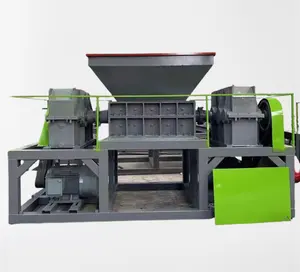 Automatic Waste Tire Recycling Crusher Price Old Tyre Rubber Shredding Machine Used Truck Tire Shredder