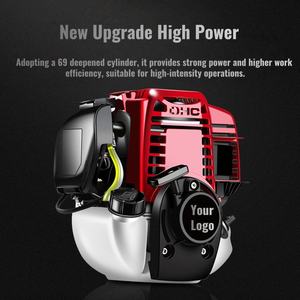 Промышленный класс Рюкзак Кусторез и газонокосилка 35,8cc 4-тактный с двигателем GX35 бензиновый источник питания для обрезки травы - Product Image 5