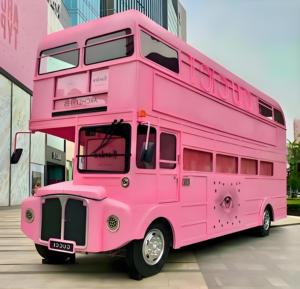 <span class=keywords><strong>รถ</strong></span>บรรทุกอาหารจานด่วนอลูมิเนียมสองชั้นรถบัสขนาดใหญ่สำหรับเสิร์ฟอาหารแบบดั้งเดิมสำหรับ<span class=keywords><strong>ขาย</strong></span>ฮอทด็อกในประเทศตะวันตก - Product Image 3