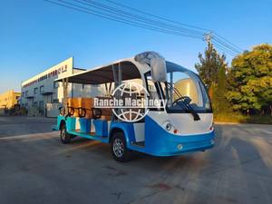 Voiturette de golf électrique 8-14 places de haute qualité, nouveau véhicule urbain à batterie pour passagers, bus et voiture de tourisme en promotion - Product Image 2