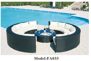 Round Terrace Rattan Garden Sofa Set <strong>Furniture</strong> Aluminum Corner <strong>Furniture</strong> <strong>Clearance</strong> Sale Hotel Outdoor <strong>Furniture</strong> - Product Image 4