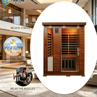 Maison avec sauna, sauna préfabriqué, grande maison modulaire, sauna et espace de détente
