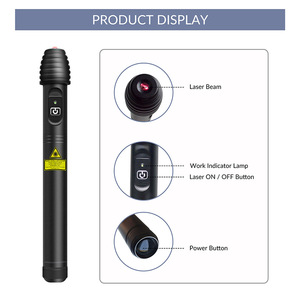 Appareil de thérapie <span class=keywords><strong>laser</strong></span> portatif pour arrêter de fumer, <span class=keywords><strong>acupuncture</strong></span> <span class=keywords><strong>laser</strong></span>, puissance de sortie 500 mW, efficace pour soulager la douleur et réparer les tissus - Product Image 3