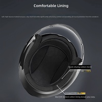 Casque de moto intelligent avec caméra et casque Bluetooth, éclairage LED pour les livraisons et les trajets urbains