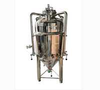 Fermenteur conique en acier inoxydable de qualité alimentaire 100-200 L (26-53 Gal) avec contrôle de température et de pression par PLC pour la fabrication de bière artisanale