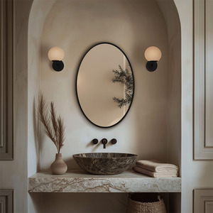 Espejo de estante de <span class=keywords><strong>baño</strong></span>, espejo de venta de <span class=keywords><strong>baño</strong></span> <span class=keywords><strong>con</strong></span> <span class=keywords><strong>luz</strong></span> Led, espejo iluminado de lujo montado en la pared de <span class=keywords><strong>baño</strong></span> de alta calidad - Product Image 2